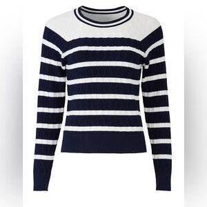 Milly Stripe Textured Stitch Sweater